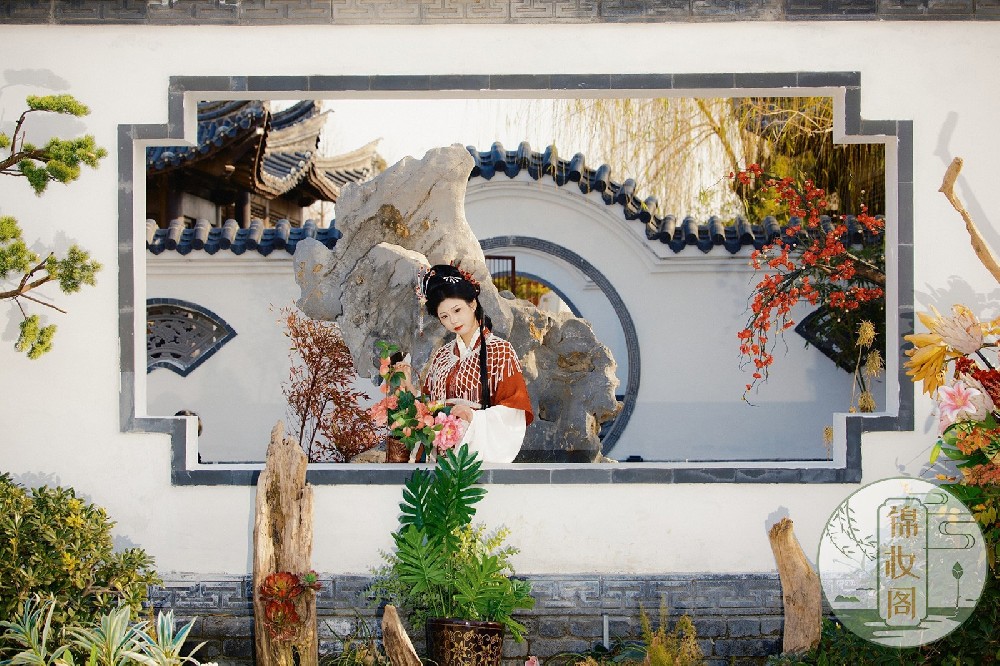 开封翰园碑林宋制汉服拍摄