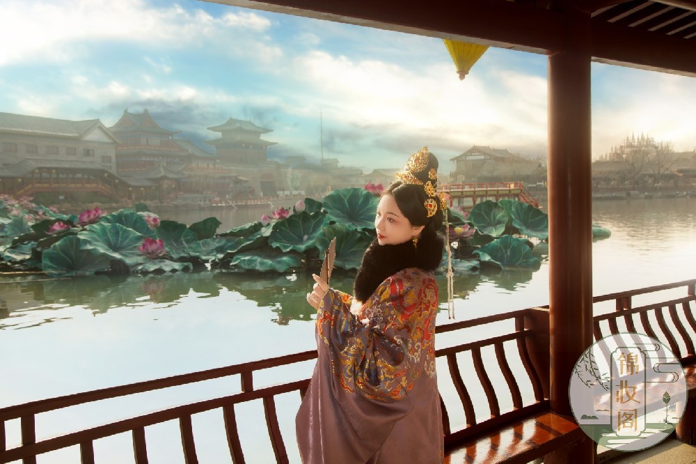 开封清明上河园明制亲子汉服拍摄